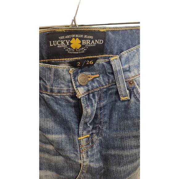 Lucky Brand- Denim blue jean skirt size 2/26 - Picture 2 of 4